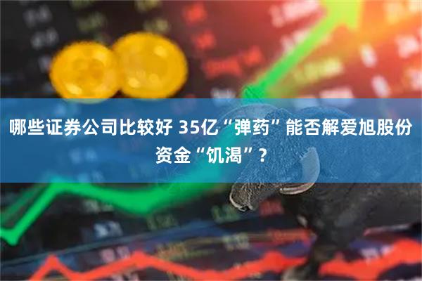 哪些证券公司比较好 35亿“弹药”能否解爱旭股份资金“饥渴”？